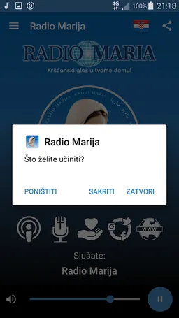Radio Marija Hrvatska screenshot 5