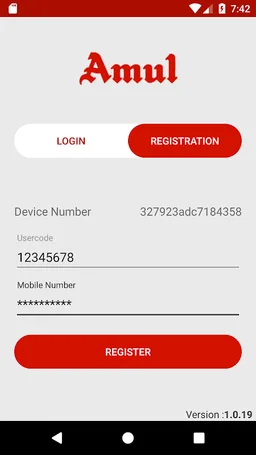 Amul DMS APP screenshot 1