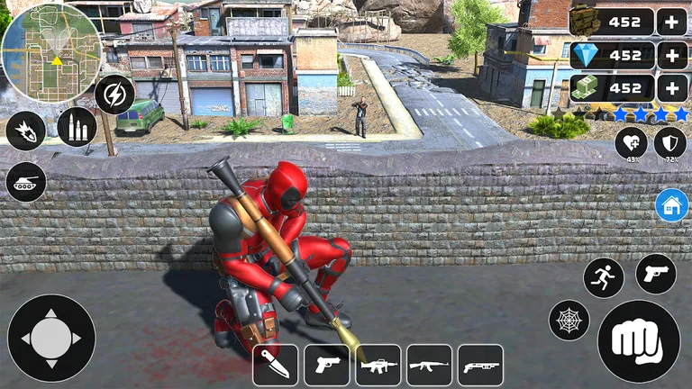 Spider Ninja Rope Hero Game screenshot 5