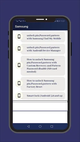 Unlock Any Device Guide:Unlock Forget Lock screenshot 5