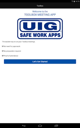UIG Toolbox Meetings screenshot 11