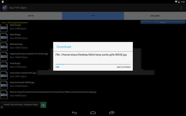Fay FTP Client screenshot 4