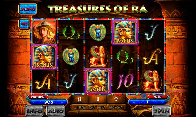 Treasures of RA Slot screenshot 3