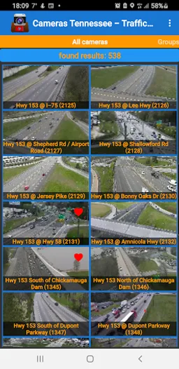 Cameras Tennessee traffic cams screenshot 3