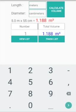 Wood Volume Calculator screenshot 3