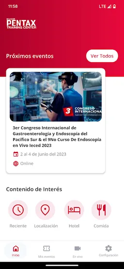 Pentax Congress screenshot 2