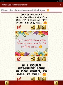 Write Cool Text Fonts Styles screenshot 11