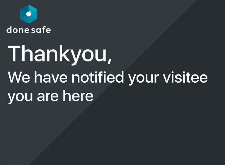 Donesafe Visitor Registration screenshot 1