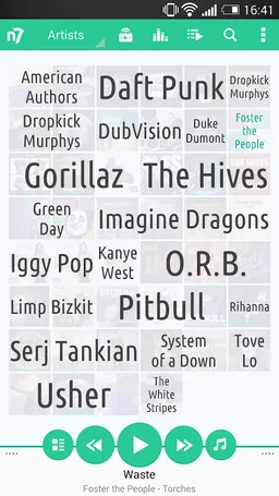 n7player Skin - Aquamarine screenshot 1