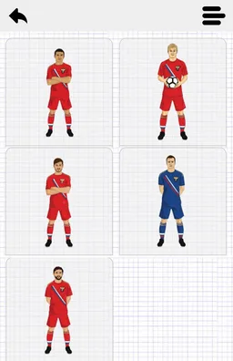 Draw & Pixel Football Players screenshot 3