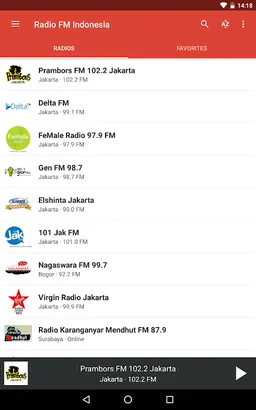 Radio FM Indonesia screenshot 5
