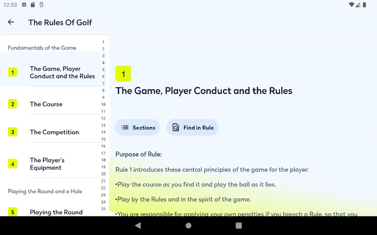 Rules of Golf 2023 screenshot 13