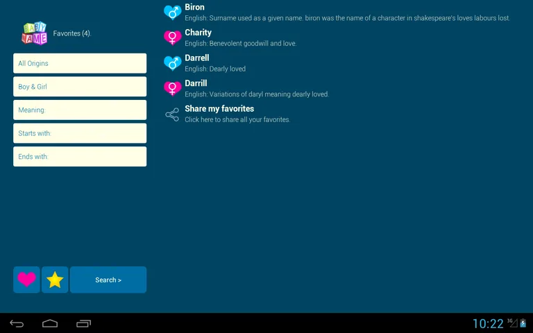 Baby Name - Simple! Free screenshot 3