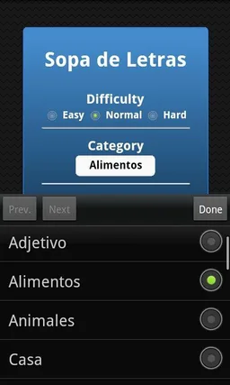 Sopa de Letras - Español screenshot 2