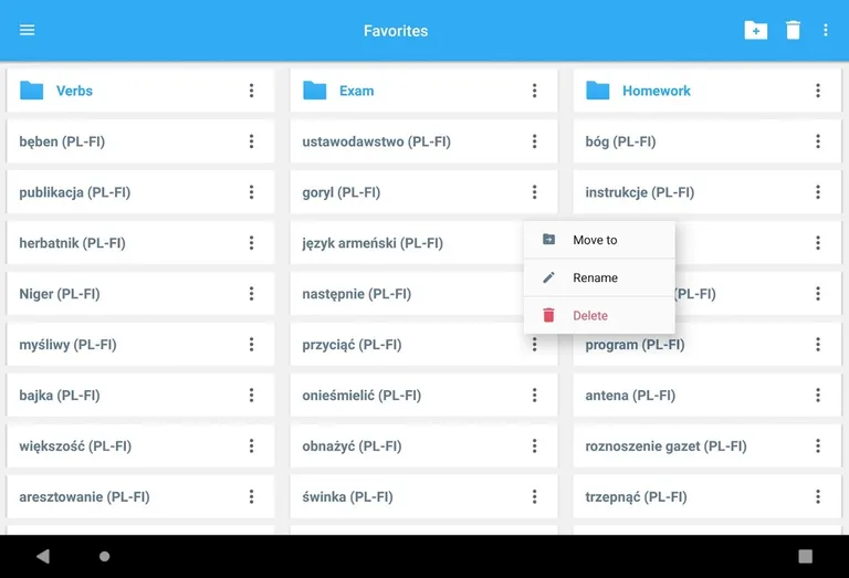 Collins Finnish<>Polish Dictionary screenshot 13