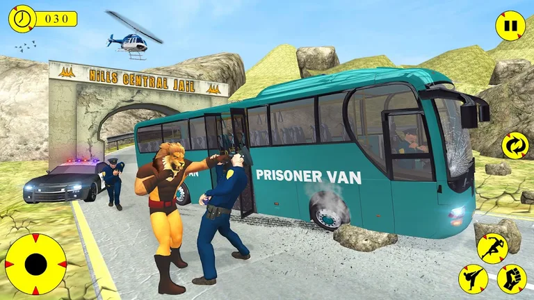 Lion Prison Escape Crime Shoot screenshot 4