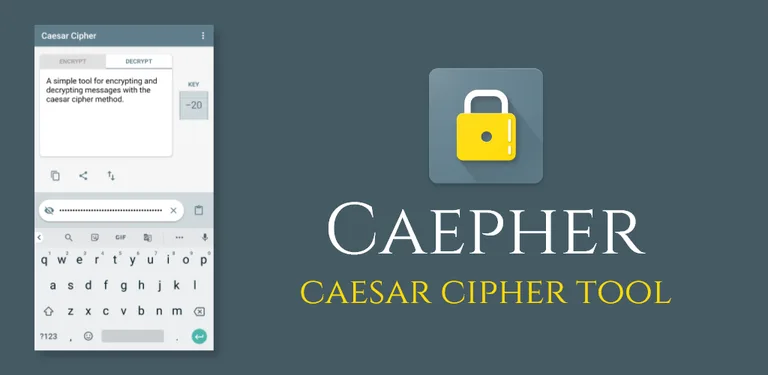 Caepher - Caesar Cipher Decode cover image
