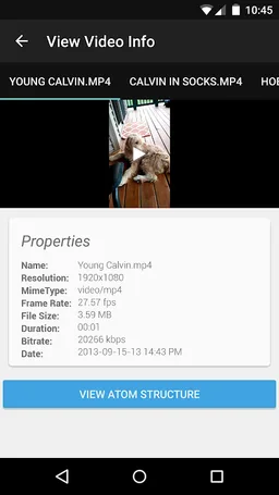 Video Info Viewer screenshot 2