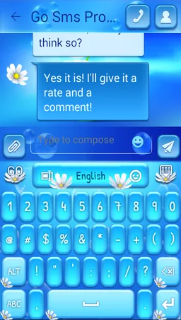 Flower Keyboard screenshot 2