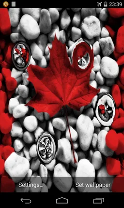 Flag of Canada Live Wallpapers screenshot 1