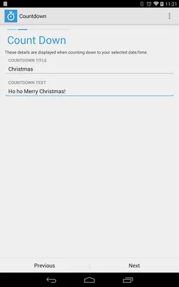 Countdown App Chromecast screenshot 2