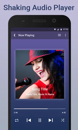 Shaking Audio Player screenshot 1
