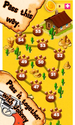 Cowboy Johnny Bubble Shooter screenshot 2