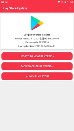 Play Store Update screenshot 2