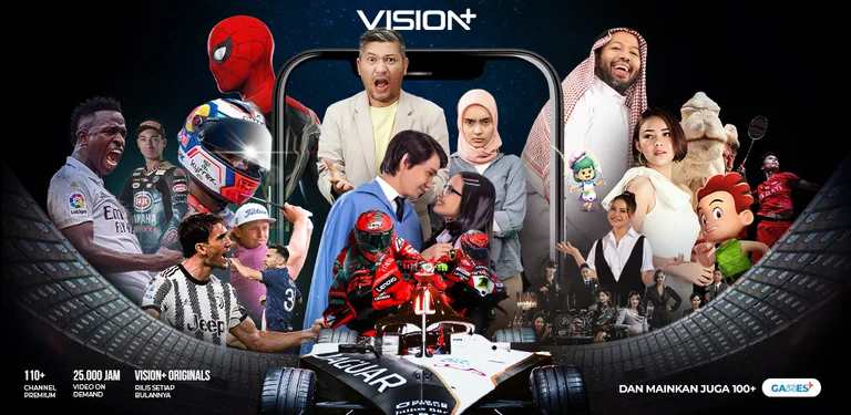 Vision+ : Live TV, Film & Seri cover image
