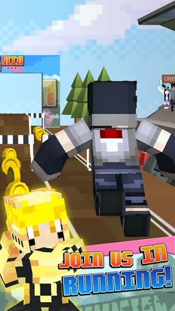 3D Ninja Boy Blocks Skins Run screenshot 2