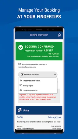 Bangkok Airways screenshot 4