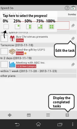 SpeedDo Free (Task,Progress) screenshot 3