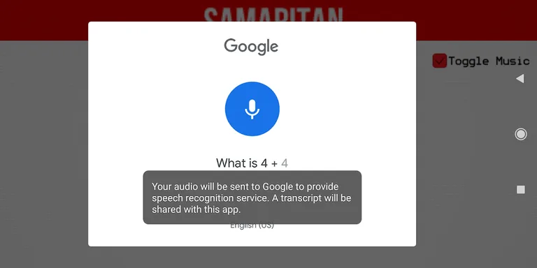 Samaritan-Talk With An Artificial Intelligence screenshot 2