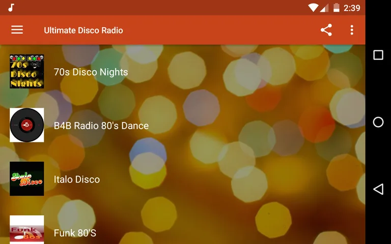 Ultimate Disco Radio screenshot 1