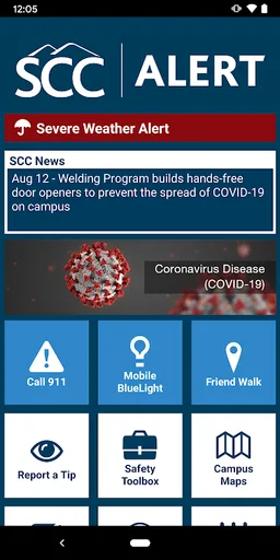 SCC Alert screenshot 1
