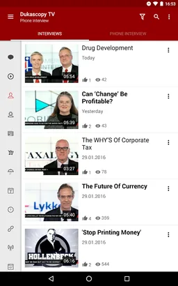 Dukascopy TV screenshot 14