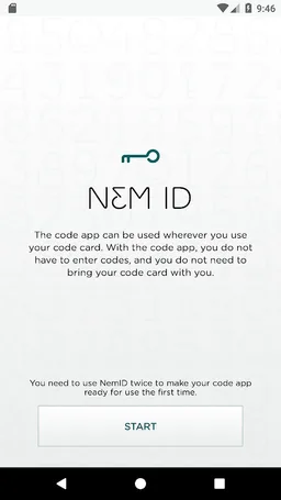 NemID nøgleapp screenshot 1
