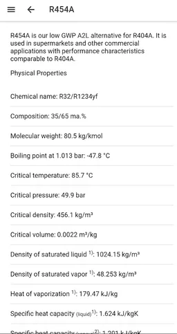 DAIKIN Refrigerants screenshot 10