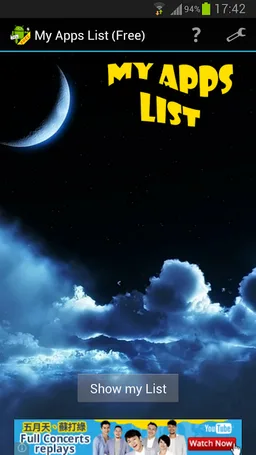 My Apps List (Free) screenshot 1