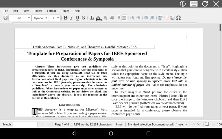 AndroDOC editor for Doc & Word screenshot 1