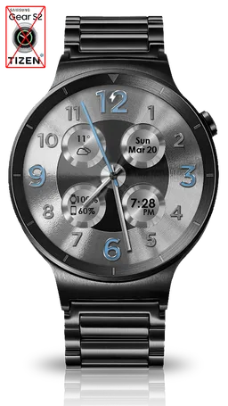 Brushed Silver HD Watch Face screenshot 16