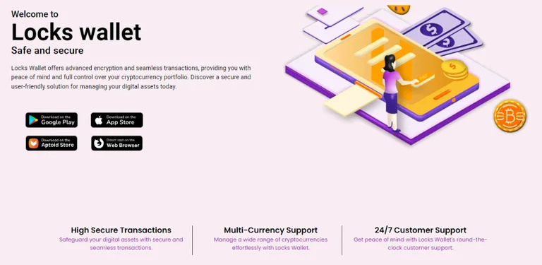 Locks wallet cover image