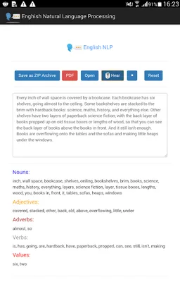 English Language Processing screenshot 9