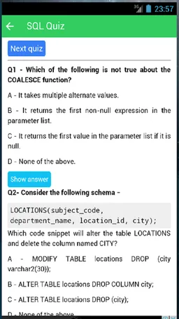 SQL Tutorial - Kiwi Learn screenshot 2