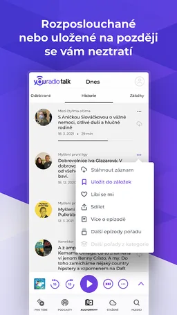 Youradio Talk: podcasty screenshot 7