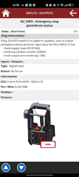 Haulotte Diag screenshot 2