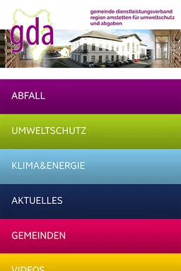 GDA App screenshot 2