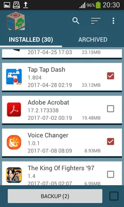 Super Backup App Restore Transfer screenshot 1