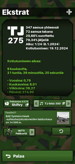 INTTI - TJ, Pelit, Ruokalistat screenshot 7