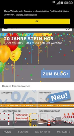 STEIN HGS GmbH screenshot 2